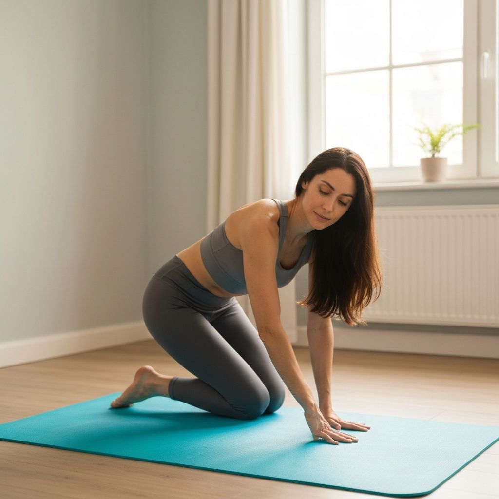 Morning stretching routine for flexibility